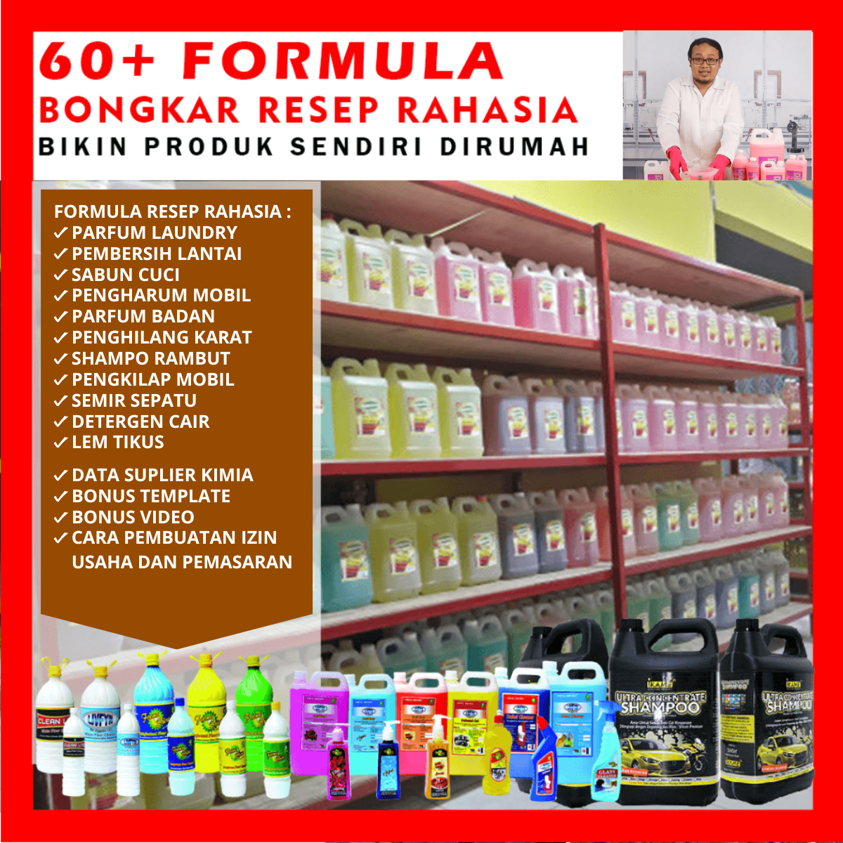 60+ Formula Resep Rahasia Bikin Produk Sendiri Dirumah